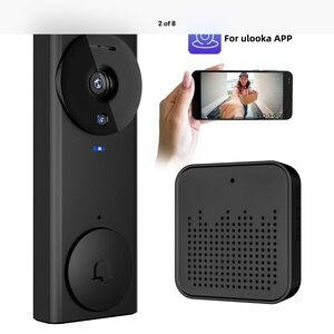 Smart Wireless WiFi Doorbell Intercom Video Camera Door Ring Security
